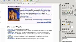 Amaya screenshot