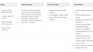Amazing Free Screen Recorder screenshot