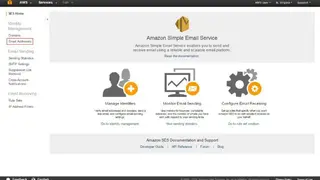 Amazon AWS screenshot
