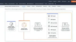 Amazon Elastic Container Service (Amazon ECS) screenshot