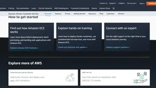Amazon Elastic Container Service (Amazon ECS) screenshot