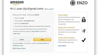 Amazon Payments screenshot
