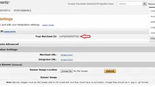 Amazon Payments screenshot