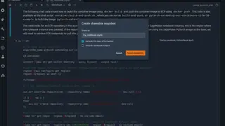 Amazon SageMaker screenshot