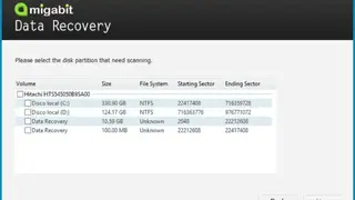 Amigabit Data Recovery screenshot