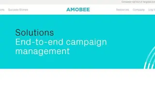 Amobee DSP screenshot