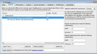 Amphetype screenshot