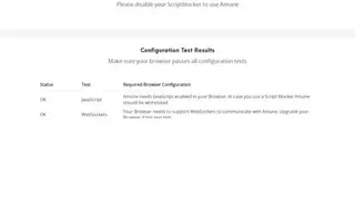 AMUNE Private Internet screenshot