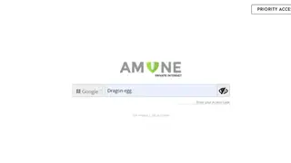 AMUNE Private Internet screenshot
