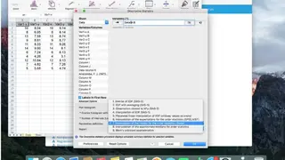 AnalystSoft StatPlus:mac LE screenshot