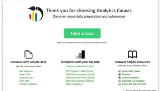 Analytics Canvas screenshot