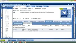 Anaqua screenshot