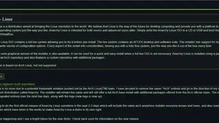 Anarchy Linux screenshot