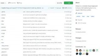Anbox screenshot