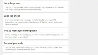 Android Lost screenshot