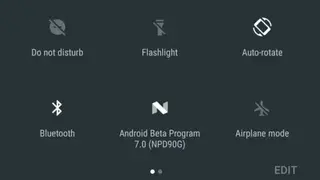 Android Nougat screenshot