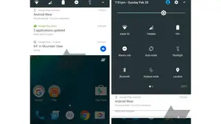 Android Nougat screenshot