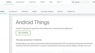 Android Things screenshot