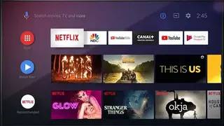 Android TV screenshot