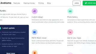Andromo screenshot