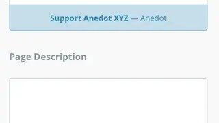 Anedot screenshot