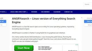 ANGRYsearch screenshot