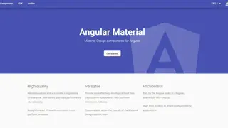 Angular Material screenshot