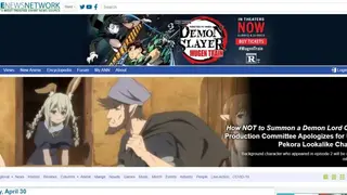 Anime News Network screenshot