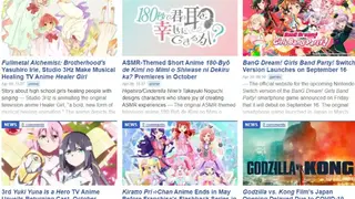 Anime News Network screenshot