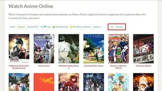 Anime Planet screenshot