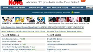 Animenova screenshot
