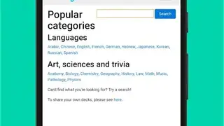 AnkiDroid Flashcards screenshot