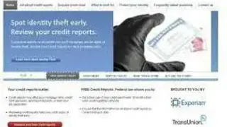 Annual Credit Report screenshot