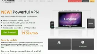 Anonine screenshot