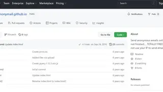 AnonyMail screenshot