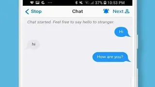 Anonymous chat for two screenshot