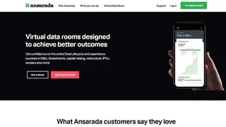 Ansarada screenshot