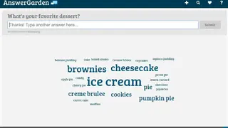AnswerGarden screenshot