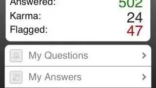 Answers screenshot