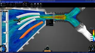 Ansys 3D Simulation screenshot