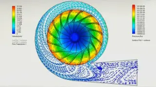 Ansys 3D Simulation screenshot