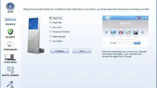 Antamedia Kiosk Software screenshot