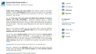 Antenna Web Design Studio screenshot