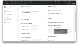 Antmedia screenshot