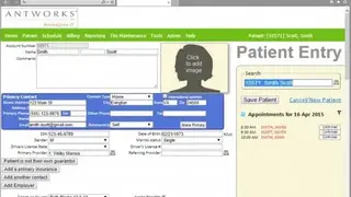 AntWorks Practice Management screenshot