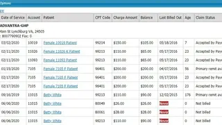 AntWorks Practice Management screenshot