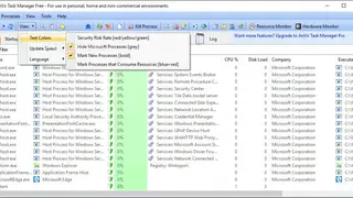 AnVir Task Manager screenshot