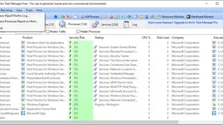 AnVir Task Manager screenshot
