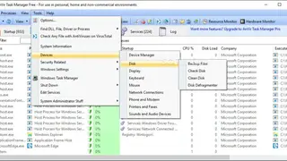 AnVir Task Manager screenshot