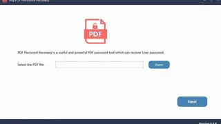 Any PDF Password Recovery screenshot